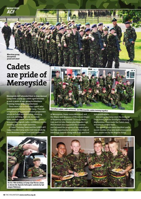 Issue 87 - NWRFCA - Northwest Reserve Forces & Cadets Association
