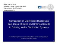 Chlorine dioxide decay and ClO 2