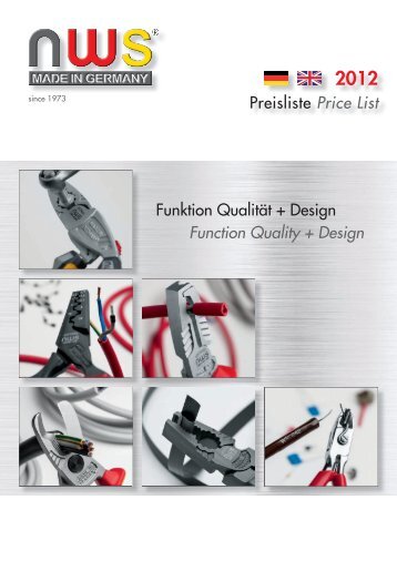 Preisliste Price List Funktion QualitÃ¤t + Design Function Quality + ...