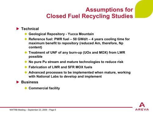 Dorothy Davidson - US Nuclear Waste Technical Review Board