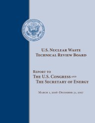 Report to The U.S. Congress and The Secretary of Energy