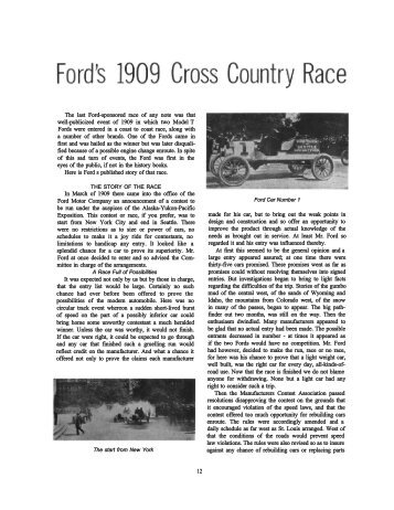 1909 Cross Country - Northwest Vintage Speedsters