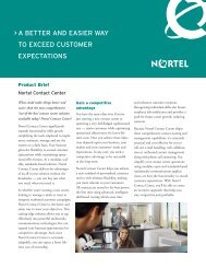 Nortel Contact Center