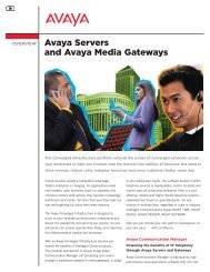 Avaya Media Servers and Avaya Media Gateways