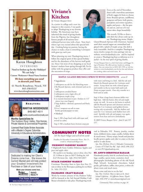 NOV '09 - The Nyack Villager