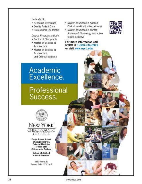 July - August 2012 (PDF Version) - New York Chiropractic College