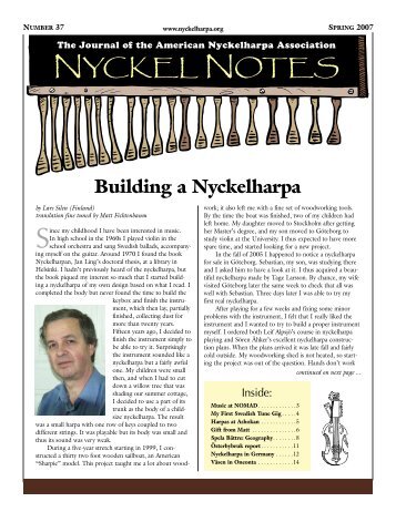 Building a Nyckelharpa - American Nyckelharpa Association