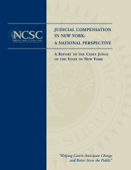 Judicial Compensation in New York: A National Perspective, Report