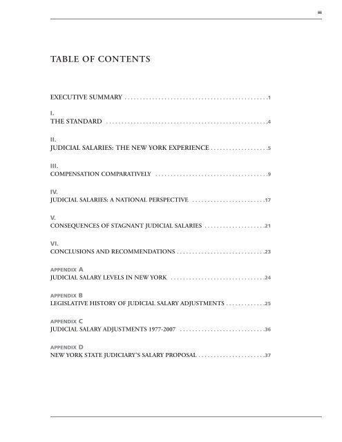 Judicial Compensation in New York: A National Perspective, Report