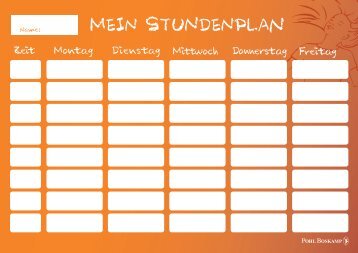 NYDA Â® Stundenplan