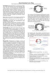 Basale StimulationÂ® in der Pflege - nydahl.de