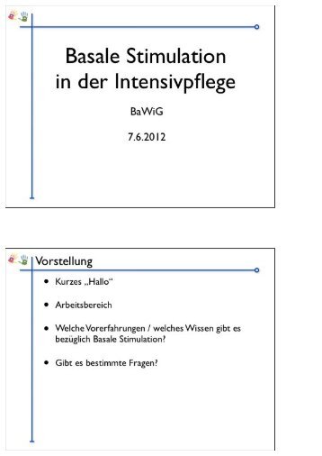 Basale Stimulation in der Intensivpflege - nydahl.de