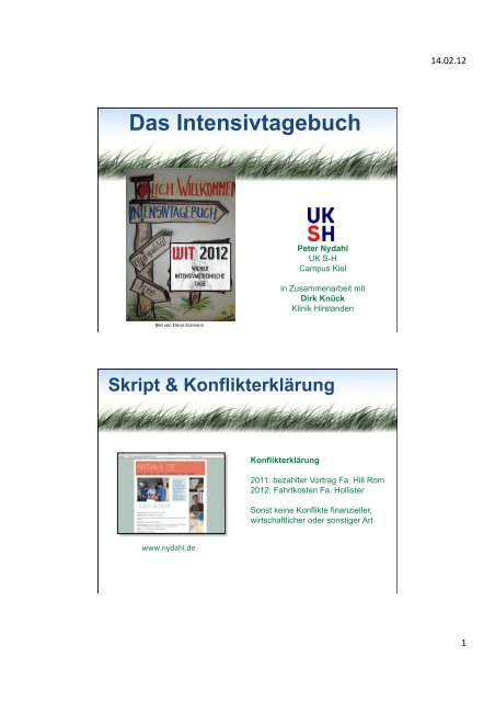 Das Intensivtagebuch - nydahl.de