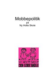 Mobbepolitik - Ny Holte Skole