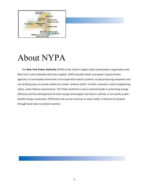 Table of Contents - New York Power Authority