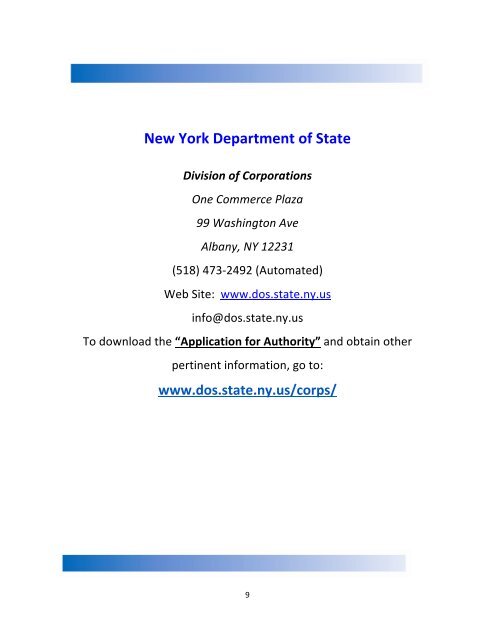 Table of Contents - New York Power Authority