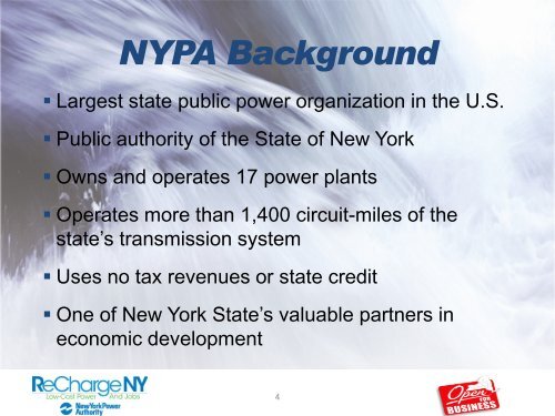 ReChargeNY presentation - New York Power Authority