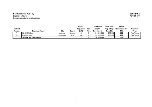 Minutes of the Annual Meeting of the Power - New York Power ...