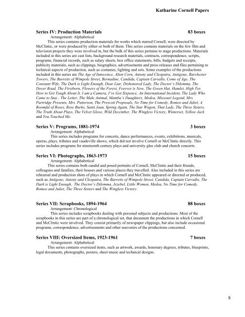 View PDF finding aid (688.86 KB) - New York Public Library