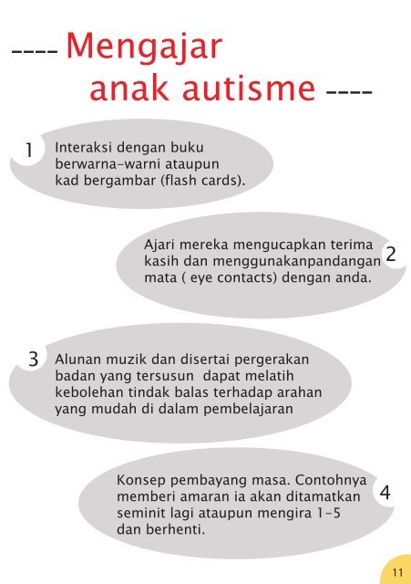 Mengajar Anak Autisme