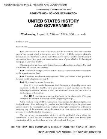 Us history regents interactive