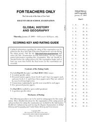 Scoring Key