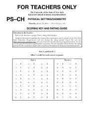 Scoring Key and Rating Guide