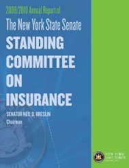Insurance comm annual report.indd - New York State Senate