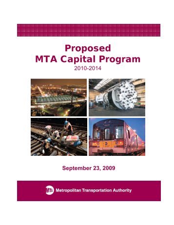 [PDF] Proposed MTA Capital Program - New York State Senate