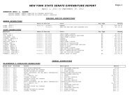 Expense Report 4/1/2011-9/30/2011 - New York State Senate