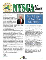 News - New York State Golf Association