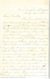 Letter from James M. Smith to his brother, dated July 29, 1863