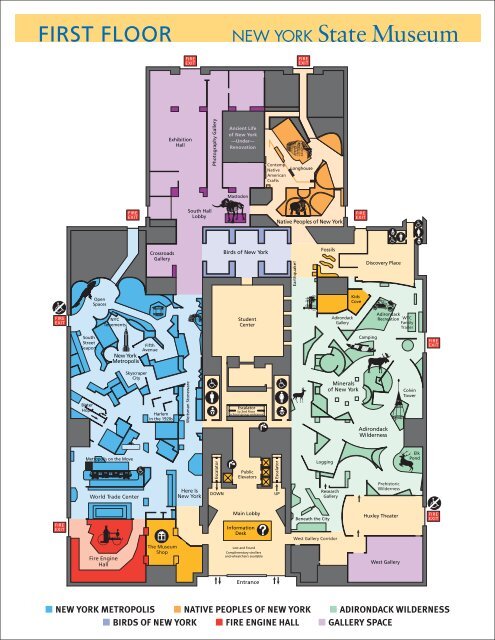 Download both floor plans in PDF format - New York State Museum