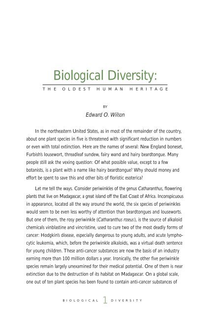 Download Biological Diversity - New York State Museum