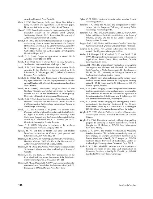 Northeast Subsistence-Settlement Change: A.D. 700 –1300