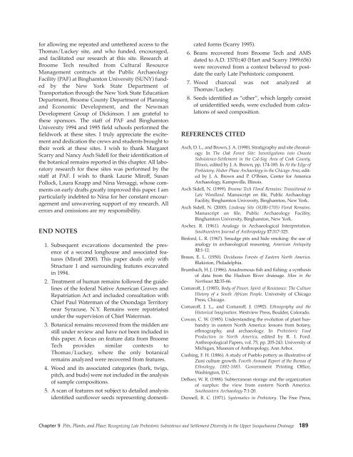 Northeast Subsistence-Settlement Change: A.D. 700 –1300