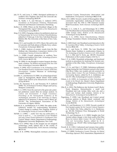 Northeast Subsistence-Settlement Change: A.D. 700 –1300