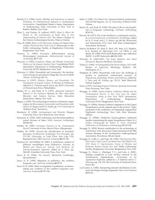 Northeast Subsistence-Settlement Change: A.D. 700 –1300