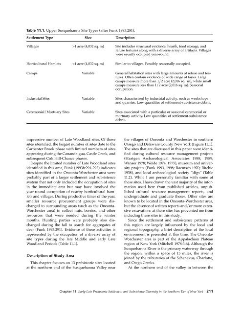 Northeast Subsistence-Settlement Change: A.D. 700 –1300