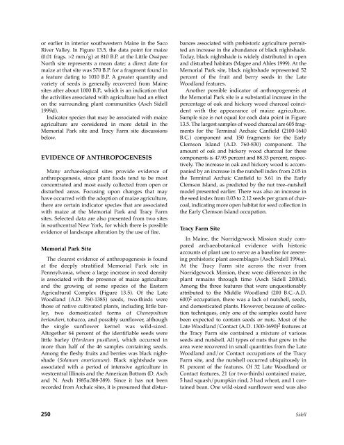 Northeast Subsistence-Settlement Change: A.D. 700 –1300