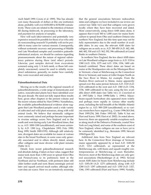 Northeast Subsistence-Settlement Change: A.D. 700 –1300