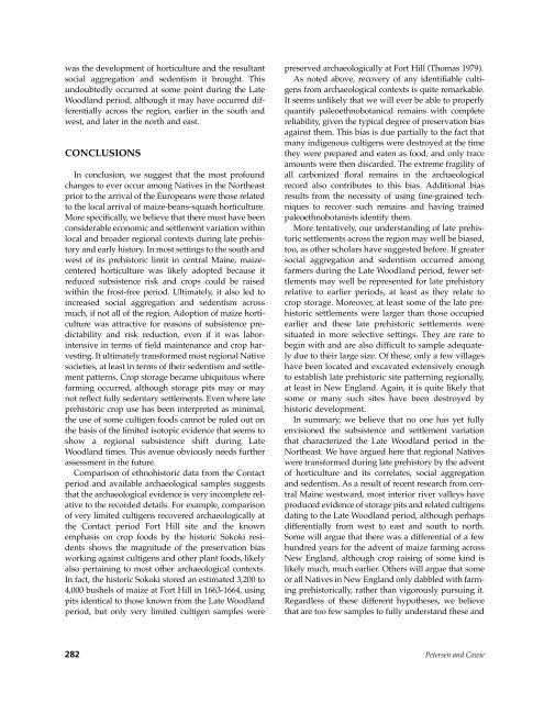 Northeast Subsistence-Settlement Change: A.D. 700 –1300