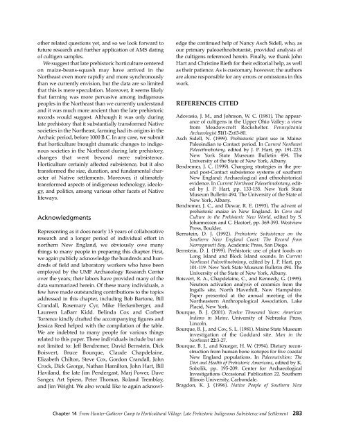 Northeast Subsistence-Settlement Change: A.D. 700 –1300