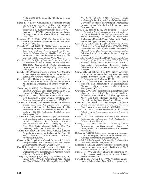 Northeast Subsistence-Settlement Change: A.D. 700 –1300