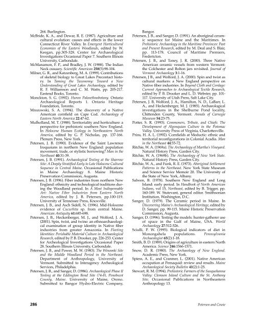 Northeast Subsistence-Settlement Change: A.D. 700 –1300