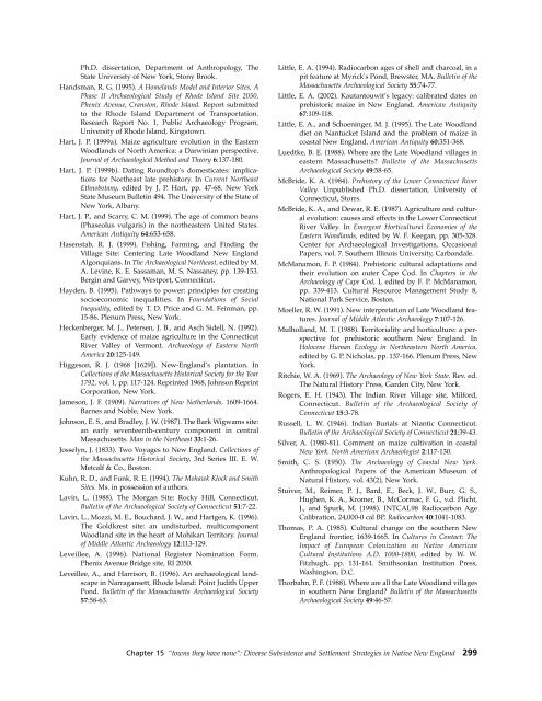 Northeast Subsistence-Settlement Change: A.D. 700 –1300