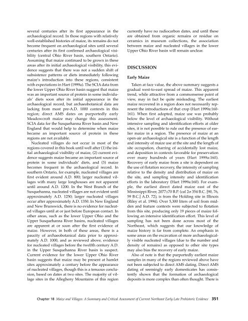 Northeast Subsistence-Settlement Change: A.D. 700 –1300