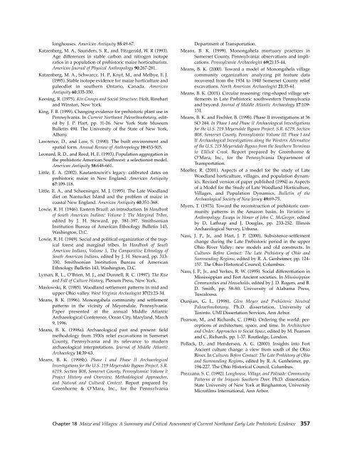 Northeast Subsistence-Settlement Change: A.D. 700 –1300