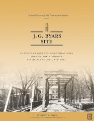 Cultural Resources Site Examination Report of the JG Byars Site