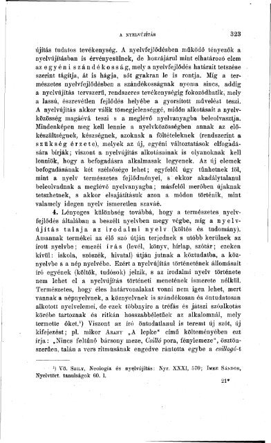 Nyelvtudományi közlemények 46. kötet (1923) - MTA ...